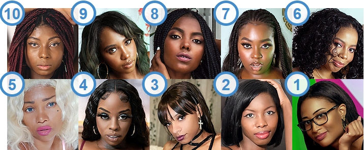 Top 10 Black Camgirls who are Popular on TikTok